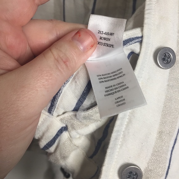 Rails Rowen Coco Stripe Utility Jacket size large - Picture 10 of 16